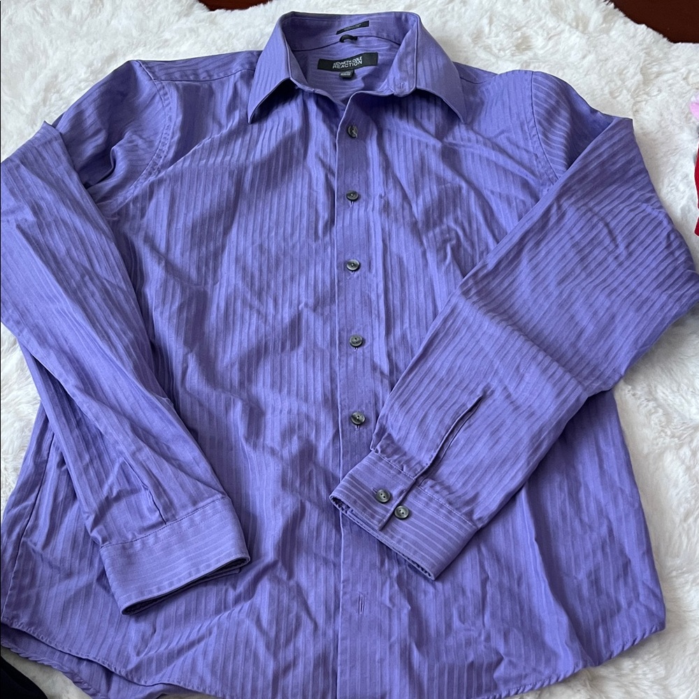 Kenneth Cole Reaction Lavender Dress Shirt